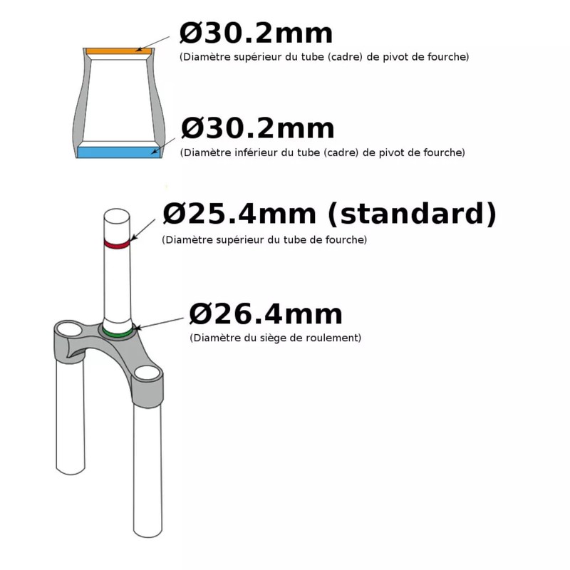 cyclingcolors Bicycle headset 1 inch screwable steel chrome-plated silver ball