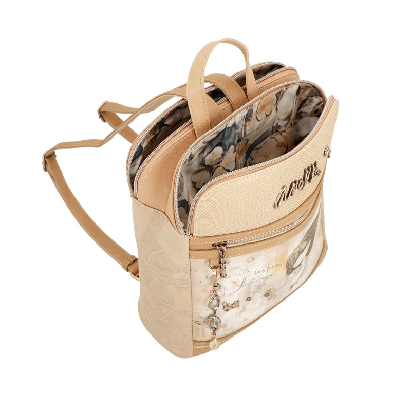 Anekke Backpack with 3 Compartments, Optimal Capacity and Independent Pockets,