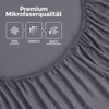 Utopia Bedding Fitted Sheet, Brushed Microfibre, up to 30 cm,
