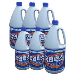 Rax Bleach 2 Liter x 6 Bottles - Flexible Use & Heavy Duty, With Handle, Commercial Grade Cleaning