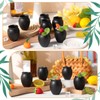 Gejoy 48 Pcs Cantaritos de Barro 3oz Mini Mexican Clay