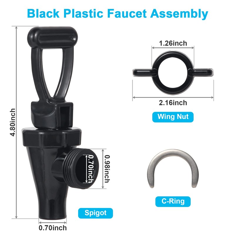 03260.0002 Replacement Faucet Kit for Ice Tea Dispenser, Water Dispenser