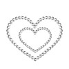 Bijoux Indiscrets Mimi Nipple Patch Heart Silver, , , Silver,