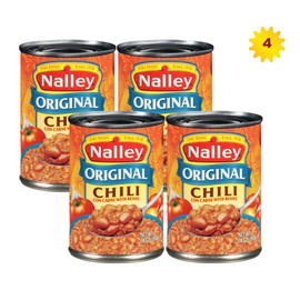 Nalley Original Chili Con Carne with Beans 14 oz x 4 Cans