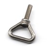 (4 Pieces) M8x85mm Triangular Lifting Eye Bolt Machine Bolt 304