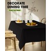 Pureegg Durable Table Cloth 60" x 102" - Reusable Polyester