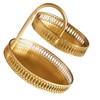 Double Layer Pastry Tray Decorative Copper Gold Biscuits Dessert Display