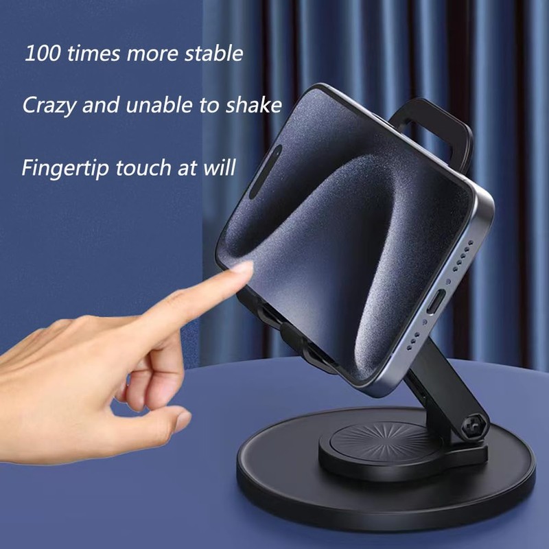 JXBCGAL Tablet Holder, Adjustable, Non-Slip, Foldable and Mobile, Suitable for
