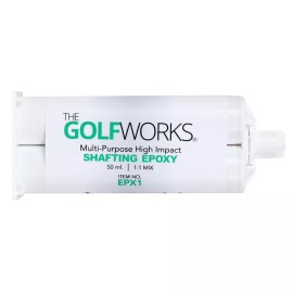 The GolfWorks EZ Pour High-Strength Golf Club Epoxy Industry Standard 1:1 Mix High-Impact Bond - 50 ml Cartridge