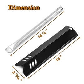GR2205723-OG-00 Grill Replacement Parts for Outdoor Gourmet 6 Burner Grill Parts GR2323101-OG-00 162193 FSOGBG1108 Heat Shield 4 Burner GR2215120-OG-00 5 Burner GR2323101-OG-00 Burner Tube Heat Plates