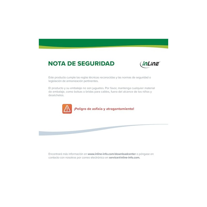 InLine® Power Extension Protective Contact Plug / Socket Black 1.5