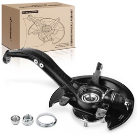 A-Premium Front Steering Knuckle & Wheel Bearing Hub Assembly Compatible with Honda Accord 2003 2004 2005 2006 2007, with Manual Trans. Only, w/5-Lug, Right Passenger Side, Replace # 44300SDAA52