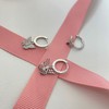 VIFE 925 Sterling Silver butterfly Drop Hoop Earrings for Women