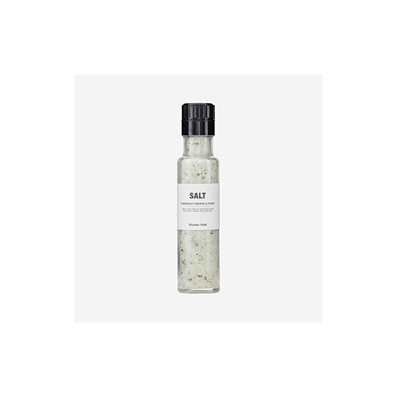 Nicolas Vahe Sea Salt with Parmesan and Basil, Ceramic Salt