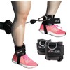 FELTER FITNESS Grilletes Para Tobillo Gym Con Talonera, Correas Tobillo