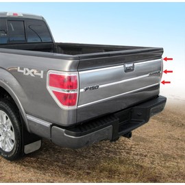 Tyger Auto Made in USA! Compatible with 2009-2014 Ford F150 Tailgate Insert Platinum Model Rocker Panel Trim 1" Wide 7PC