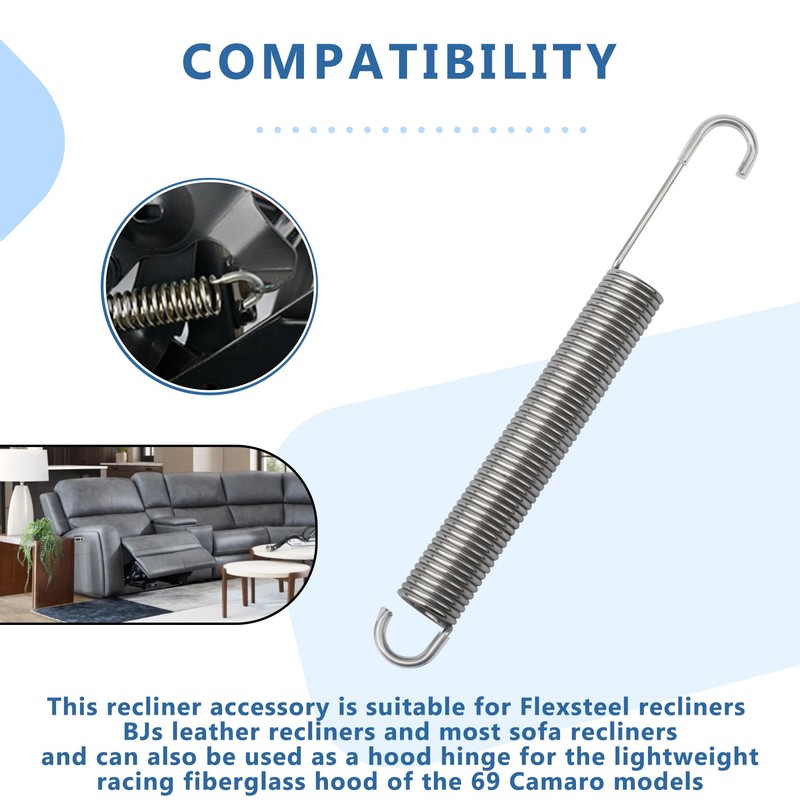 YRZHKS 7 Inch Recliner Sofa Chair Mechanism Extension Spring, Recliner