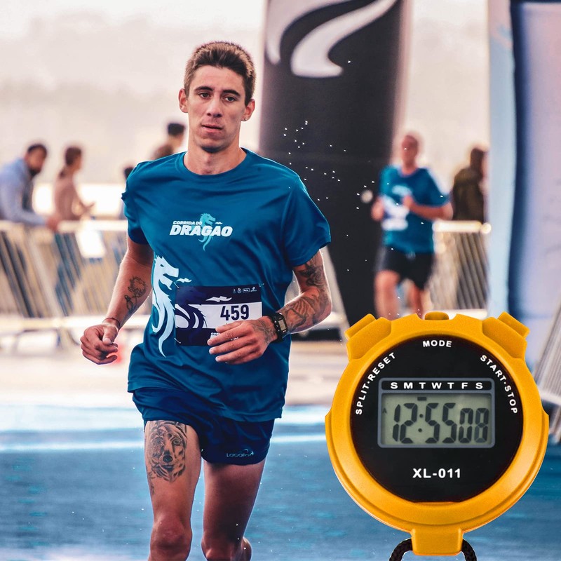 Digital Sports Stopwatch Timer Stopwatch Large Display Interval Training Timer