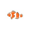 GBJUK Clown Fish Enamel Pin Lapel Badge with Butterfly Clasp