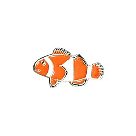 GBJUK Clown Fish Enamel Pin Lapel Badge with Butterfly Clasp Back