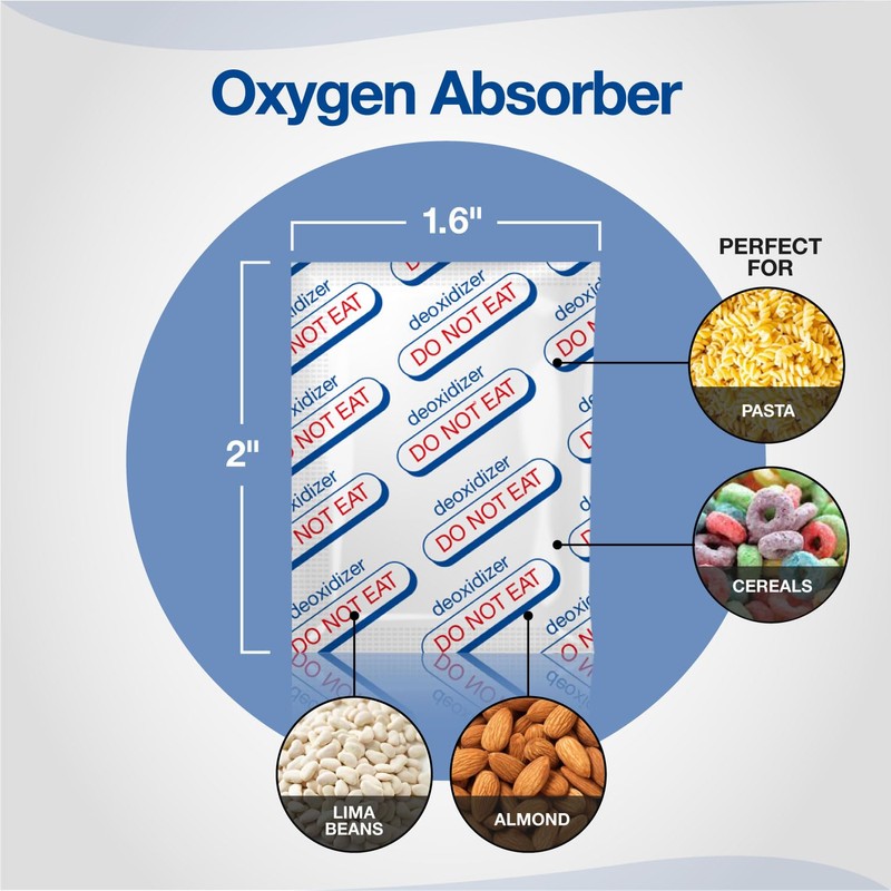 BELLE KR Oxygen Absorbers 400cc 100pcs Pack (5pcs Per vacuume