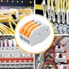 CEEYSEE 25 Pcs Compact Wire Connectors 3 Port Diy Electrical
