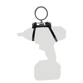 Mobile-Portable Hanger For Drills/Impact Wrenches Of Different Sizes, Facilitating Easy Hanging And Carrying, Easy Installation Of Safety Tethers And Spring Balancers