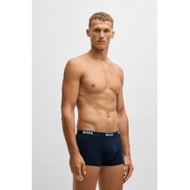 BOSS Men's Trunks, Pack of 3, Power, Open Blue 480