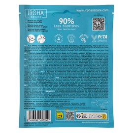 IROHA NATURE - XL-Getreidepflaster 5 Einheiten | Anti-Akne mit Salicylsäure, Teebaum und Centella Asiatica | Anti-Unvollkommenheits-Gesichtspflaster | Pickelbehandlung für Gesicht und Körper | Zu Akne