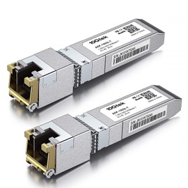 10GBase-T SFP+ Module, 10G-T, 10G Copper, RJ-45 SFP+ CAT. 6a, Up to 30m, Optical Transceiver, Multirate (1.25G/2.5G/5G/10G), Cisco SFP-10G-T-S, Meraki, Ubiquiti UF-RJ45-10G, Mikrotik, Link,