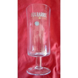 Fox Barrel New Pear Cider Fox Barrel GLASS beer bar pub