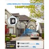 Driveway Alarm- Long Range & 30 Chimes Wireless Solar Motion