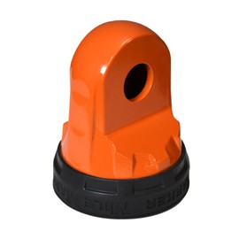 Mile Marker Aluminum Winch Shakle Mount - Team Orange Color