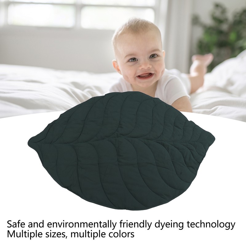 Leaf Shaped Rug Multipurpose Soft Comfortable Special Shaped Baby Crawling