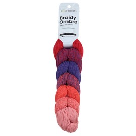Macrame Ombre, Begonvil Colours, Loopncraft, 250 m - 250 g, Gradient Yarn, Recycling Yarn