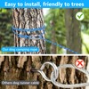 Tie Out Cable for Camping, 50ft Portable Overhead Trolley System