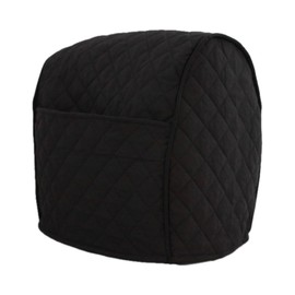 Simple Home Inspirations 2 Pocket Cover Compatible for Kitchenaid Stand Mixer, Lift Bowl, Black