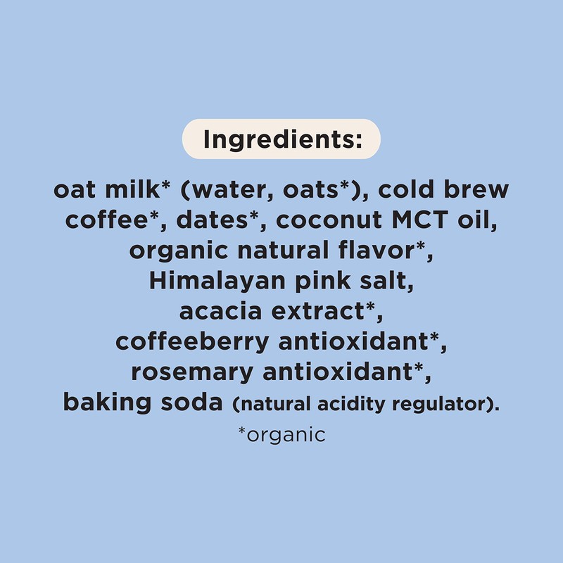 Pop & Bottle, Oat Milk Lattes - Cold Brew, Maca,