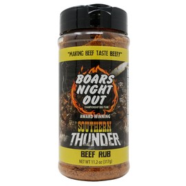 Boars Night Out Southern Thunder Award Winning Beef, Pork and Poultry Rub and Seasoning, 11.2 Ounce (Pack of 1)