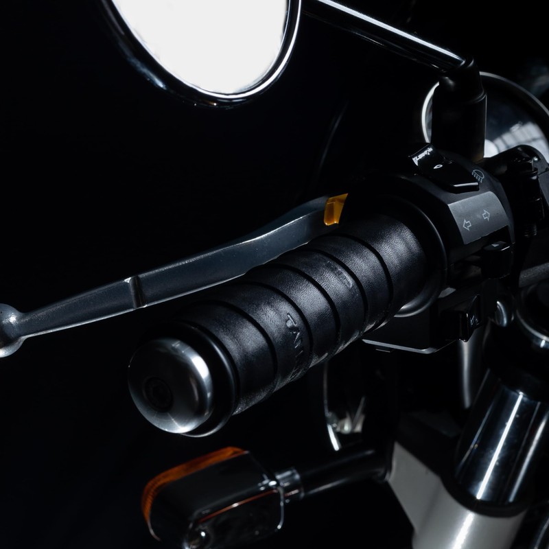 Leather Handle Grips for Motocycle | Accelarator Grip for Bike