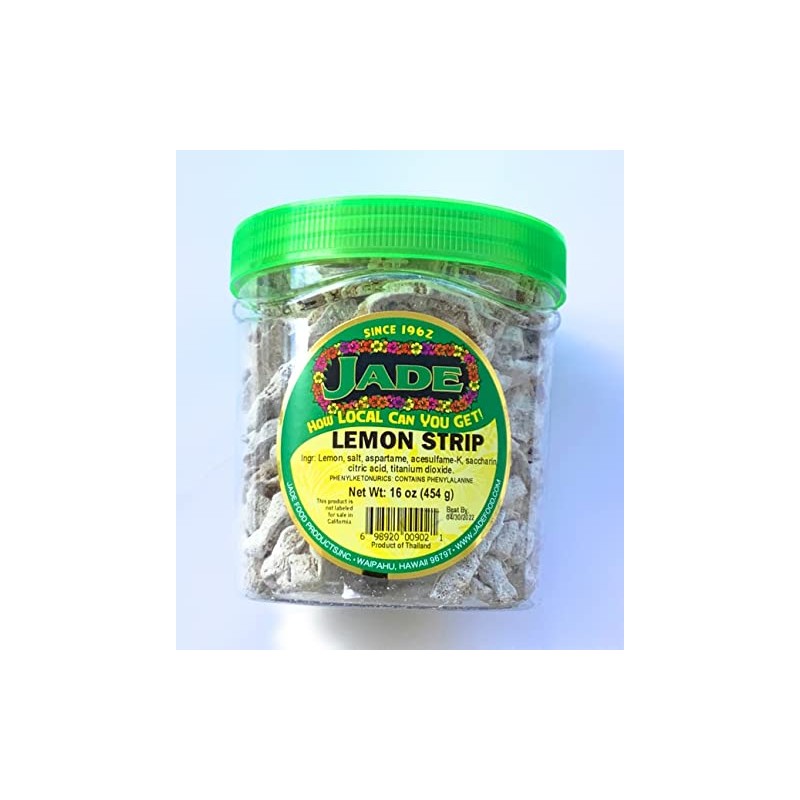 Jade Dried Lemon Strips/Peel(BIG JAR)