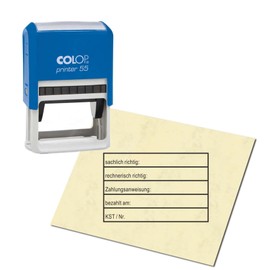 Stamp Accounting Stamp – Factual Correct – Accounting Invoice Inbox Stamp Entrance Stamp Paid Date Booked Sachlich Richtig