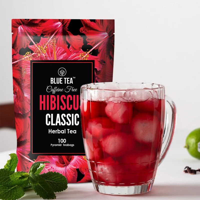 BLUE TEA - Hibiscus Classic Herbal Tea - 100 Tea