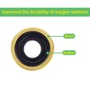 iGuerburn Oxygen Regulator Washer, O2 Ring Seals Brass Yoke Washer,