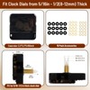 15 Pack Clock Movement Replacement Parts, Silent Clock Mechanism Replacement