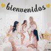 Maicaiffe Bienvenidos Banner - Spanish Welcome Theme Party Decor -