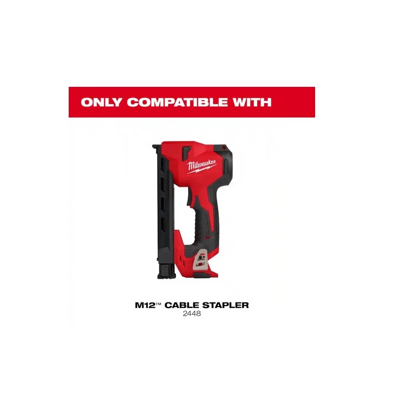 Milwaukee 1" Insulated Cable Staples for M12 Stapler – 600