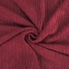 Rib Knit Jersey Fabric,4x2 Ribbed Design (Wine, 1 Meter) Great