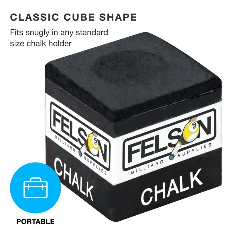 Felson Billiard Supply SFELS-011 Box of 12 Cubes of Pool