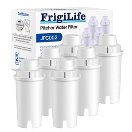 FrigiLife Replacement for Brita® Filter, Pitchers and Dispensers, Classic 35557, OB03, Mavea® 107007, Replacement for Brita® Pitchers Grand, Lake, Capri, Wave and More (6 Pack)